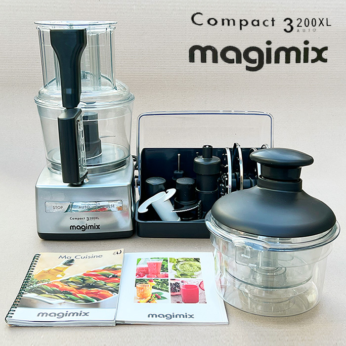 프랑스 Magimix 컴팩트3200 크롬650W 푸드 레시피북