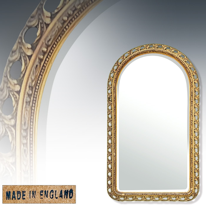 영국산 앤틱 크랙금장조각 거울