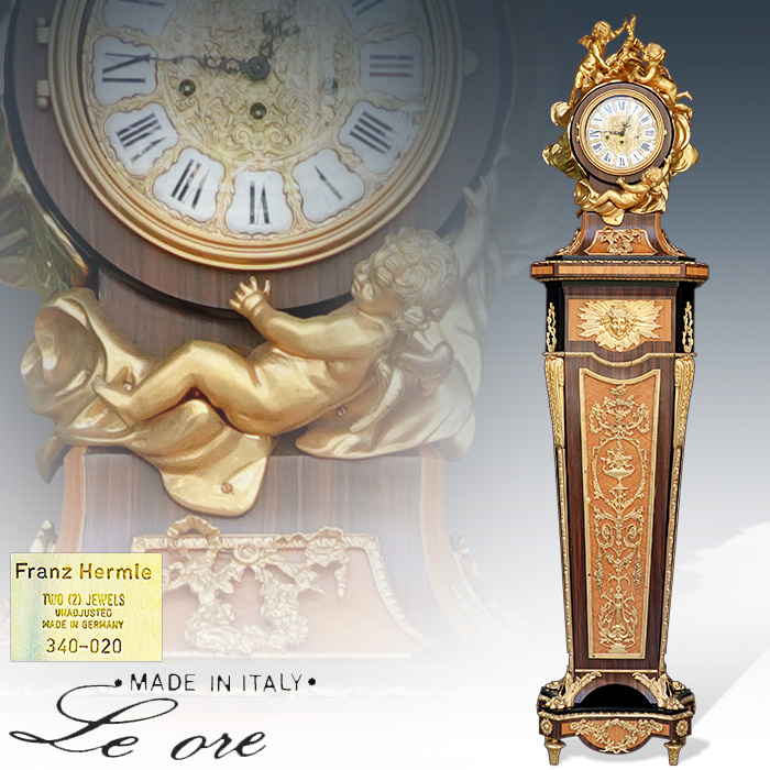 이태리명품 Le Ore 레오레 금장브론즈 기계식(헤믈레)시계+다이세트