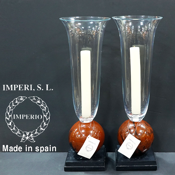 IMPERI 임페리 크리스탈 대형 촛대(화병)2EA(54cm)